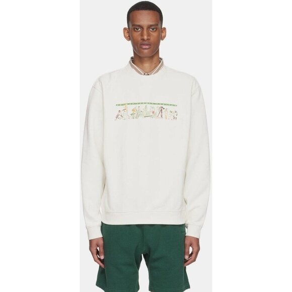 Palmes Scenery Sweatshirt Size S Mens Off-White $175 - Picture 1 of 14